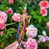Fairy Wand-Maypole-Bubble blower handcrafted by Sprouted Dreams6