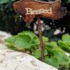 Blessed Fairy Garden Sign handmade by Sprouted Dreams6