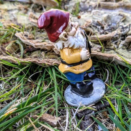Yellow Gnome with Shears