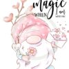 Magic Gnome Card with Watermark