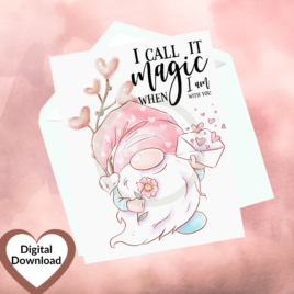 Magic Gnome Sweetheart Card
