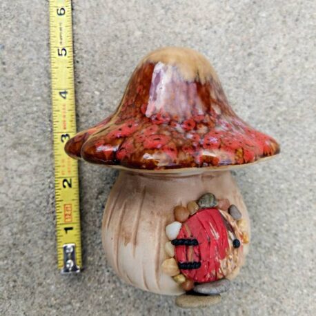 Red Mushroom Gnome Home measure
