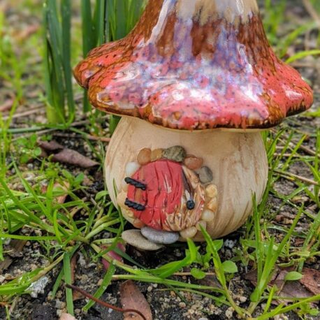 Red Mushroom Gnome Home7