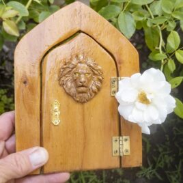 King’s Entrance Fairy Door with Lion Head