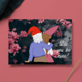 Will You Be Mine Gnome Valentine
