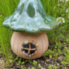 Green Mushroom Fairy House4