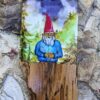 Candlelight Gnome on wood2