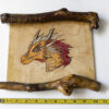 Red Dragon Wallhanging measure2