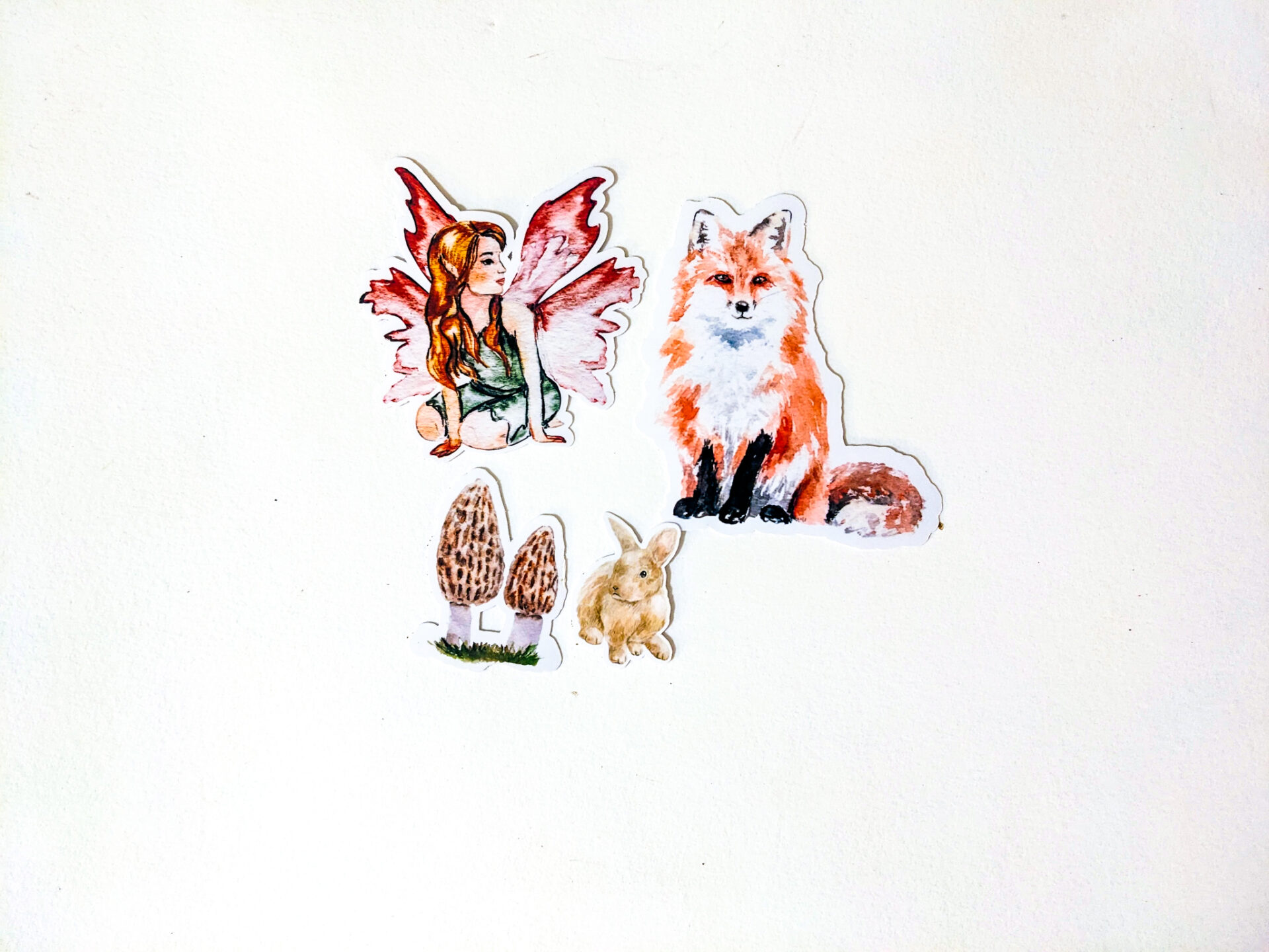 Fairy and Fox Sticker Set by Sprouted Dreams